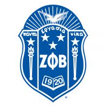 Zeta Phi Beta crest